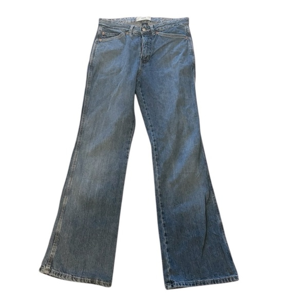 GAP Rare vintage back buckle flare leg jeans, all cotton, 8
